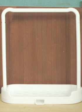 迷你玩具衣架 OB11玩偶GSC娃屋道具 摆件12分BJD娃娃白色衣挂家具