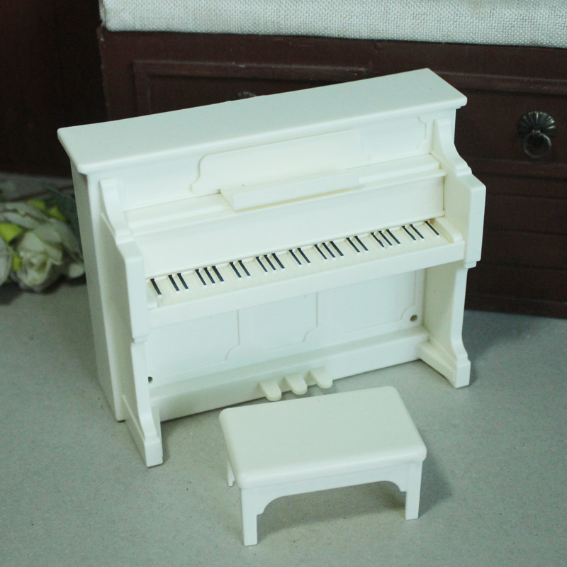 迷你钢琴和椅子1套12分BJD娃娃