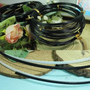 绯惑 手工DIY 黑色透明白色娃衣胸衣支撑 胸骨裙撑鱼骨 超细1-4mm