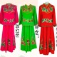 新款 秧歌服麻纱袄裙中老年广场舞服民族表演服东北秧歌舞服大摆裙