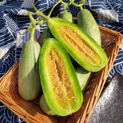 博洋酥7甜瓜 去皮吃香甜脆爽口感酥脆内里流蜜羊角蜜瓜当季现采