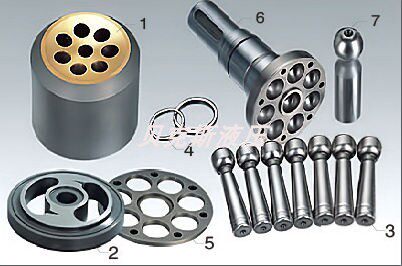 力士乐A2FO28柱塞泵配件缸体配油盘凌圈柱塞压板主轴中心轴等