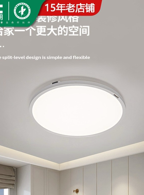 实体全光谱LED光丽系列超薄带离线语音卧室书房玄关衣帽间雷士