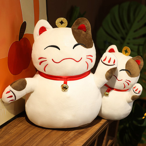 朵朵象招财猫公仔玩偶