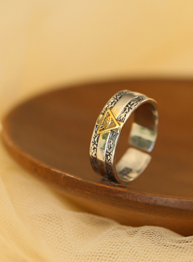 荷鲁斯之眼~小众嘻哈风食指戒指