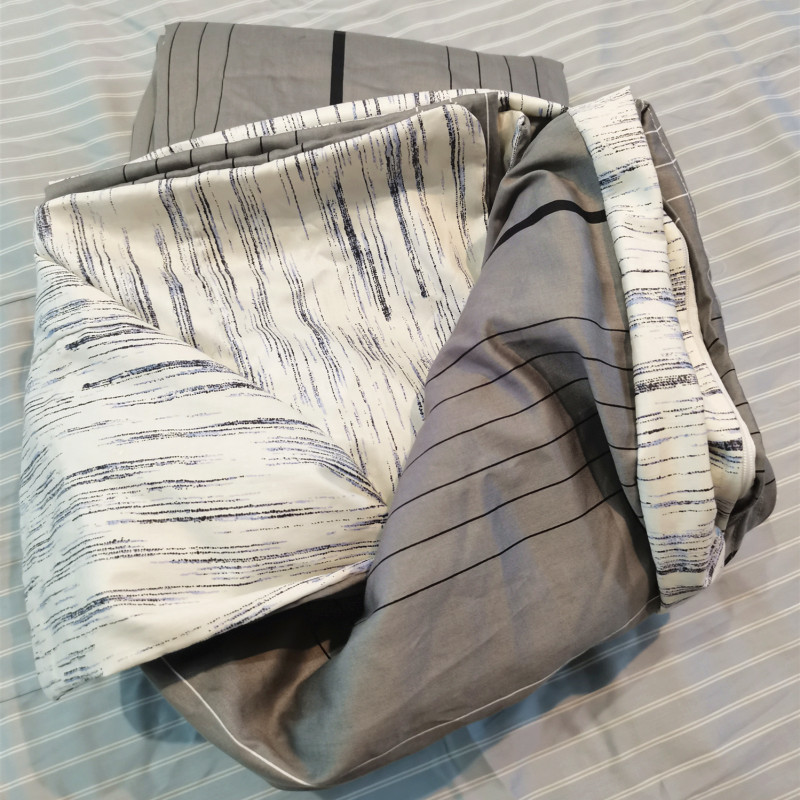 贡缎拼接宿舍裸睡新疆全棉被套