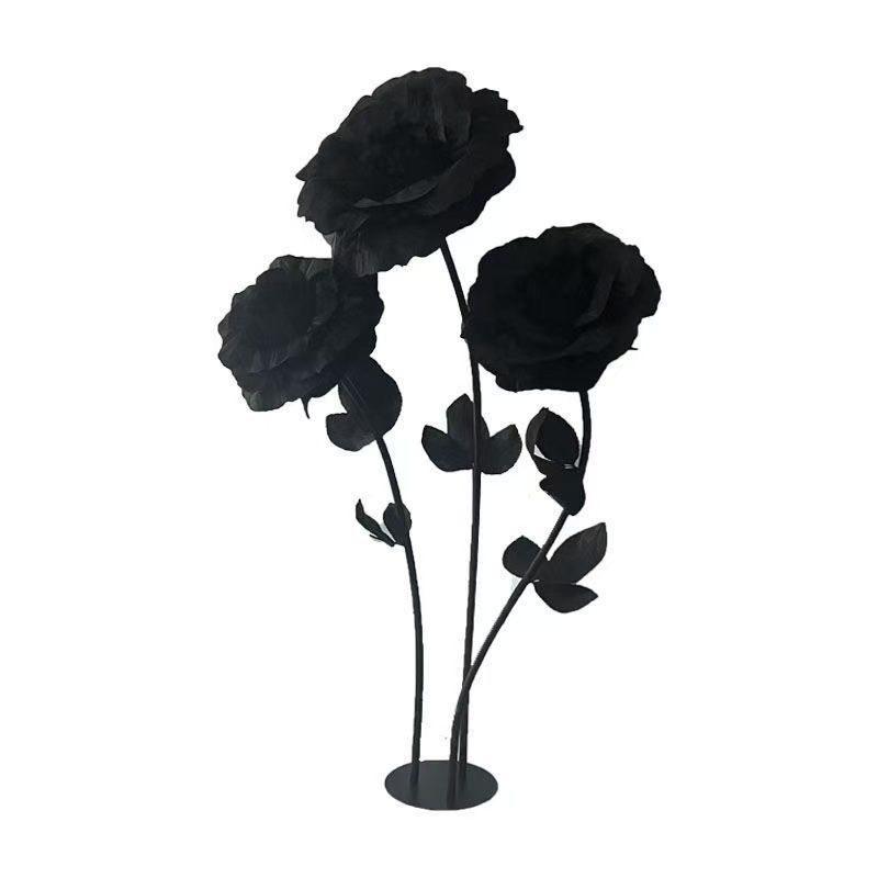 网红小红书同款仿真黑色玫瑰花婚庆摄影店面玄关婚礼背景装饰摆件,鲜花速递/花卉仿真/绿植园艺,仿真花,淘宝优惠券,粉丝福利购,淘宝优惠卷