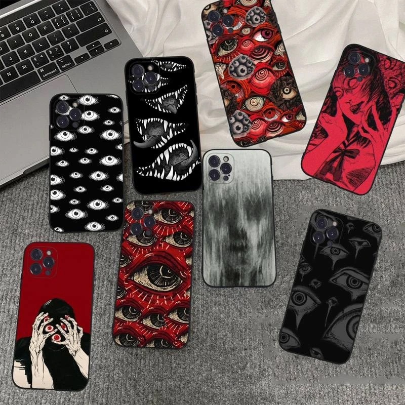 适用iPhone14万圣节13恐怖脸11手机壳x潮男halloween12phone case