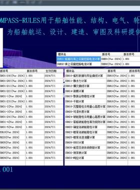 COMPASS海船规范计算软件V2025 1.001安装技术服务指导