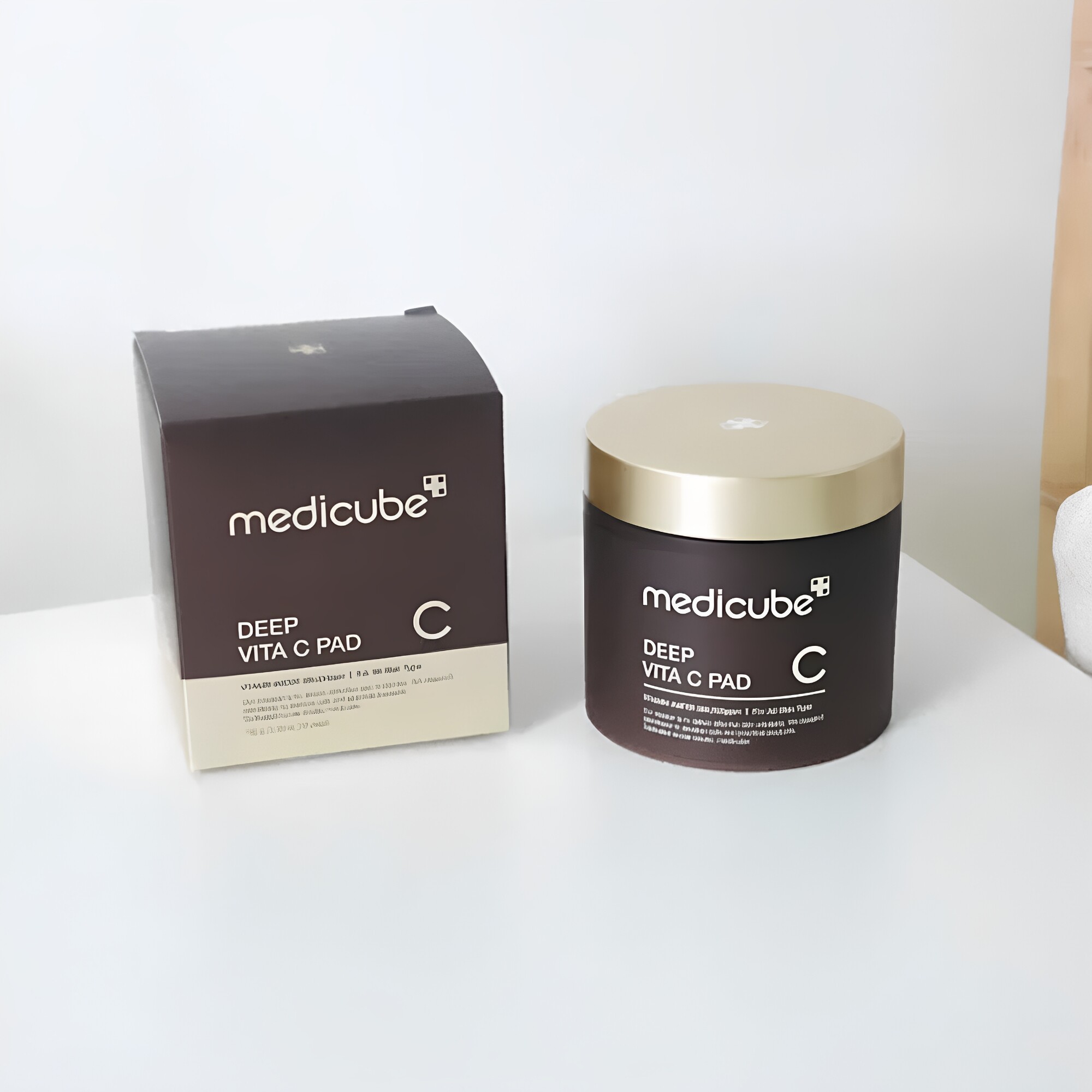 韩国Medicube 维C爽肤棉片提亮肤色保湿水润护肤棉片150g图片
