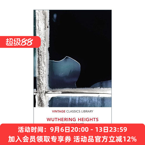英文原版 Wuthering Heights 呼啸山庄 Vintage经典图书馆系列 英文版 进口英语原版书籍