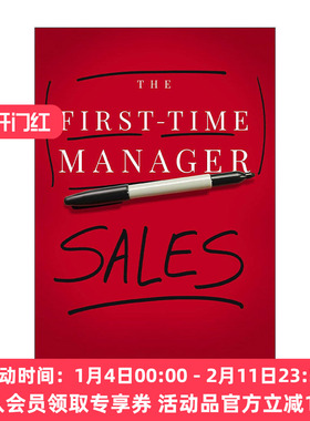 英文原版 The First-Time Manager Sales 第一次当经理之销售 英文版 进口英语原版书籍