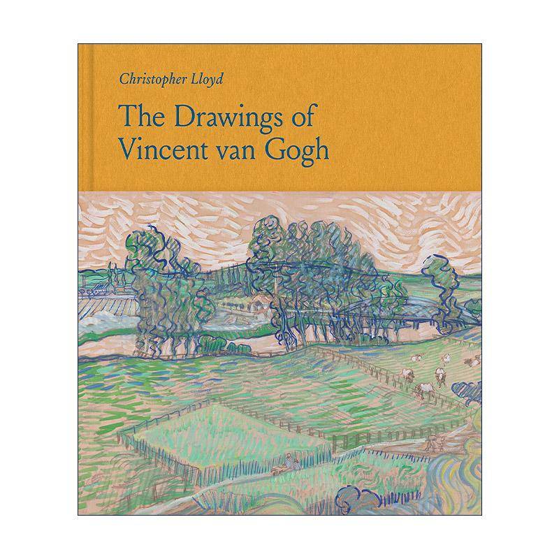 英文原版 The Drawings of Vincent van Gogh 荷兰后印象派文森特·梵高 素描艺术作品集 精装 英文版 进口英语原版书籍