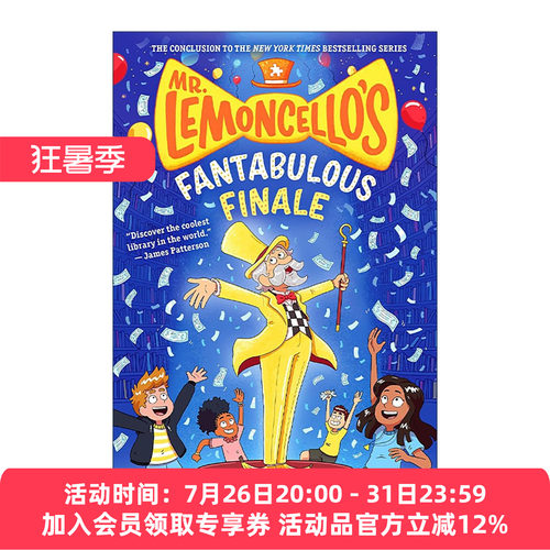 英文原版 Mr.Lemoncello's Fantabulous Finale 神奇图书馆系列6 美妙的终曲 英文版 进口英语原版书籍