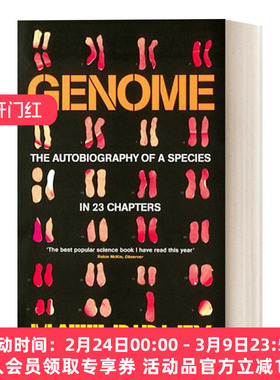 英文原版 Genome 基因组 人种自传23章 马特·里德利 英文版 进口英语原版书籍