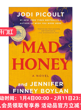 愤怒的蜂蜜  英文原版 Mad Honey 推理悬疑小说 Jodi Picoult新作 英文版 进口英语原版书籍