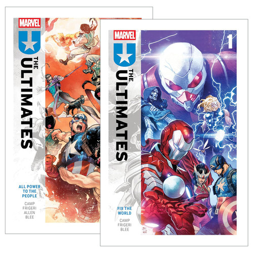 英文原版 Ultimates By Deniz Camp 终极1-2册 终极宇宙合集 漫威漫画 英文版 进口英语原版书籍