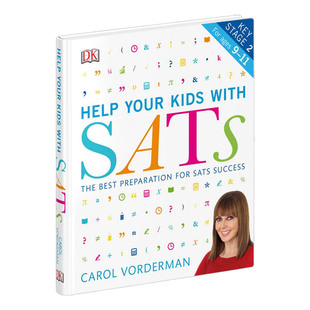 Help DK帮助你 进口原版 英文版 Kids 孩子通过SATS考试 学习指南 SATS Your With 考试辅导工具书 全彩版 英语书籍 英文原版