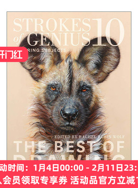 英文原版 Strokes of Genius 10 Inspiring Subjects 写实绘画全解析 鼓舞人心的主题 绘画技巧指南 雷切尔·鲁宾·沃尔夫 精装