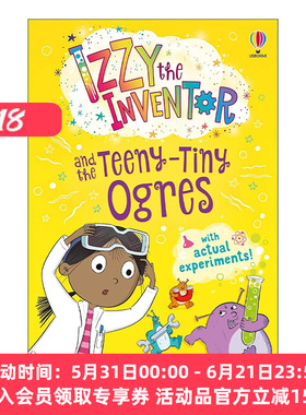 英文原版 Izzy The Inventor and the Teeny Tiny Ogres 发明家伊兹和小小食人魔 儿童幽默动作冒险章节桥梁书 进口英语原版书籍