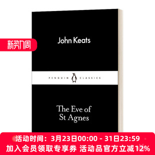 约翰·济慈 书籍 Eve 进口英语原版 英文版 圣艾格尼丝前夜 Agnes The 英文原版