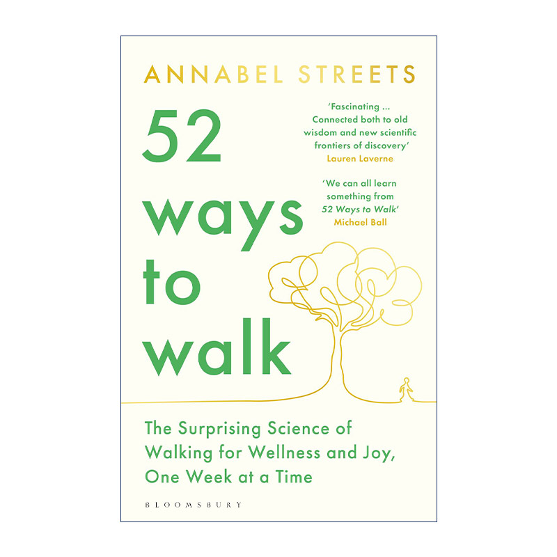 英文原版 52 Ways to Walk 52种走路方式 Annabel Streets 走出健康和理想状态 英文版 进口英语原版书籍