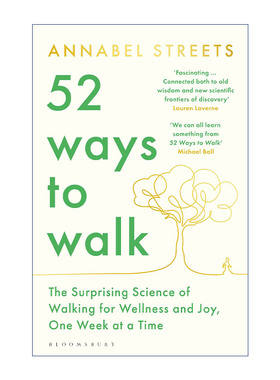 英文原版 52 Ways to Walk 52种走路方式 Annabel Streets 走出健康和理想状态 英文版 进口英语原版书籍