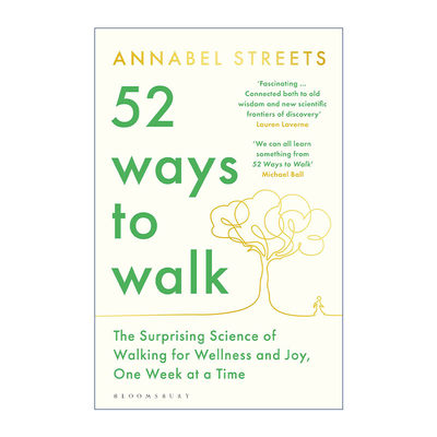 英文原版 52 Ways to Walk 52种走路方式 Annabel Streets 走出健康和理想状态 英文版 进口英语原版书籍