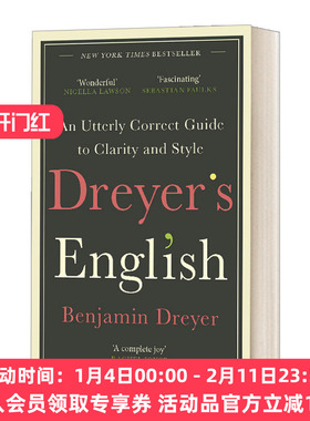 英文原版Dreyer’s English An Utterly Correct Guide to Clarity and Style 德雷尔式英语 清晰表达写出风格 英文版 进口英语书