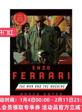 英文原版 Enzo Ferrari Movie Tie-in Edition 法拉利 电影版 男人与机器 Brock Yates 英文版 进口英语原版书籍