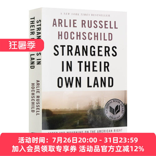 英文原版 故土的陌生人 美国保守派的愤怒与哀痛 Strangers in Their Own Land Arlie Russell Hochschild 英文版进口原版英语书籍