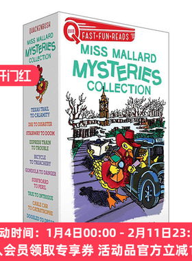 鸭侦探马拉德小姐探案集10册盒装 英文原版 Miss Mallard Mysteries Collection  英文版 进口英语原版书籍