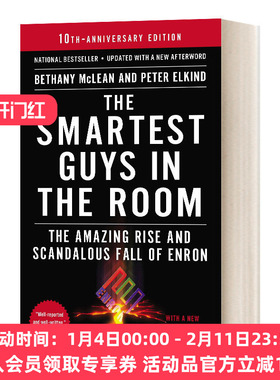 房间里最精明的人 英文原版 The Smartest Guys in the Room 安然破产案始末 英文版 进口英语原版书籍