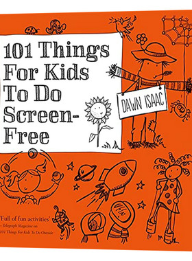 101件让孩子不用看手机屏幕做的事情 英文原版 101 Things for Kids to do Screen-Free 儿童活动书 英文版 进口英语原版书籍