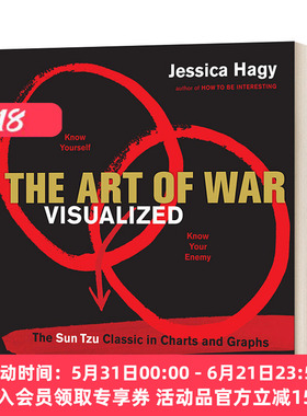 英文原版 The Art of War Visualized 用图表解读 孙子兵法 英文版 进口英语原版书籍