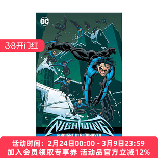 英文原版 Nightwing A Knight in Bludhaven Compendium Book One 夜翼 布鲁德海文的骑士 卷一 DC漫画 Chuck Dixon 英文版