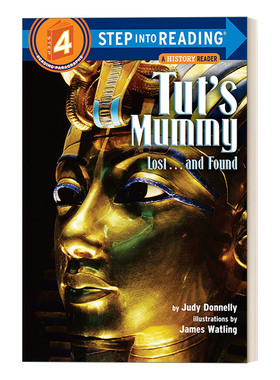 英文原版 Step Into Reading 4 - Tut's Mummy Lost and Found 图坦卡蒙的木乃伊 英文版 进口英语原版书籍