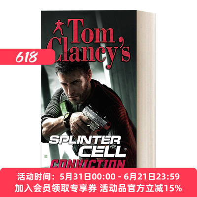 英文原版 汤姆克兰西细胞分裂5 信念 Tom Clancy's Splinter Cell 05 Conviction 惊悚悬疑军事小说 David Michaels 进口书籍