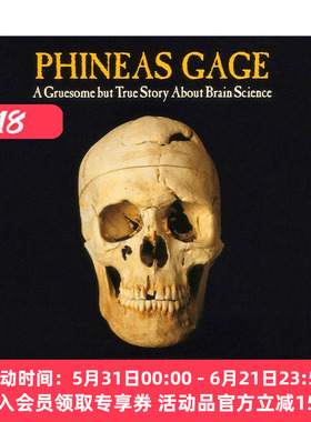 英文原版 Phineas Gage 菲尼斯盖奇  一个关于脑科学的可怕但真实的故事 英文版 进口英语原版书籍