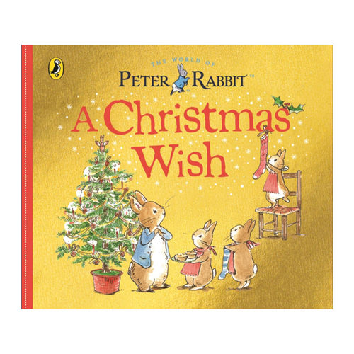 圣诞节许愿 英文原版绘本 Peter Rabbit A Christmas Wish 彼得兔绘本 纸板书 英文版 进口英语原版书籍