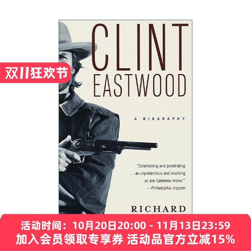 英文原版 Clint Eastwood 克林特·伊斯特伍德传 伍迪·艾伦 电影人生作者Richard Schickel 英文版 进口英语原版书籍