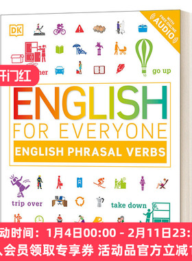 人人学英语短语动词用法1000例 英文原版 English for Everyone: Phrasal Verb 英文版 进口英语原版书籍