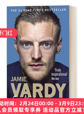 英超球星杰米·瓦尔迪自传 英文原版 Jamie Vardy From Nowhere My Story 英文版 进口英语原版书籍