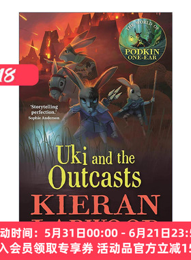 英文原版 Uki and the Outcasts 兔武士英雄传奇4 乌基与被放逐者 英文版 进口英语原版书籍