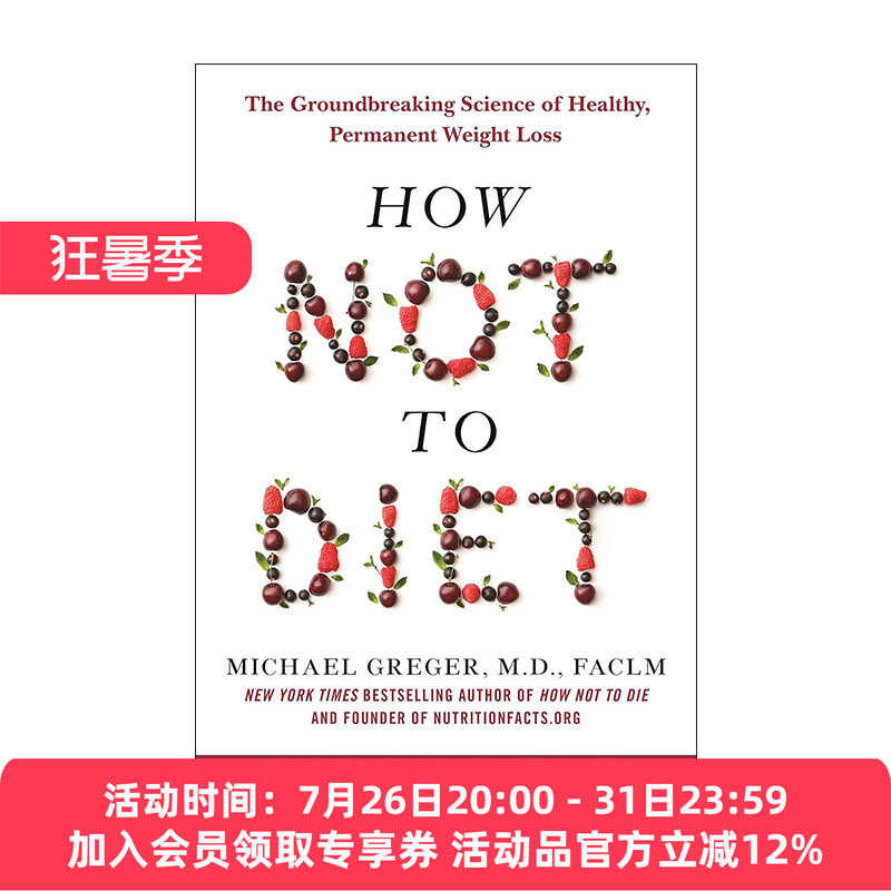 英文原版 How Not to Diet 如何不节食 健康 永久减肥的突破性科学 精装 英文版 进口英语原版书籍