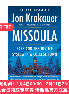 英文原版 Missoula 米苏拉 大学城的司法系统 荒野生存作者Jon Krakauer 英文版 进口英语原版书籍