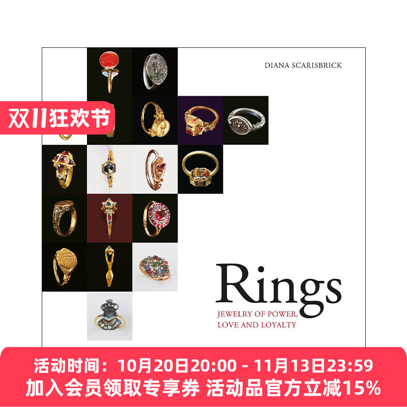 英文原版 Rings Jewelry of Power Love And Loyalty 戒指 权力爱情和忠诚的珠宝 英文版 进口英语原版书籍