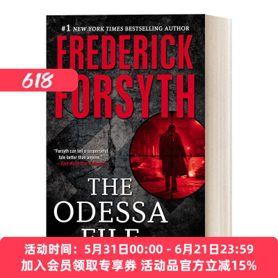 英文原版 The Odessa File 敖德萨档案 惊悚悬疑军事小说 Frederick Forsyth 英文版 进口英语原版书籍