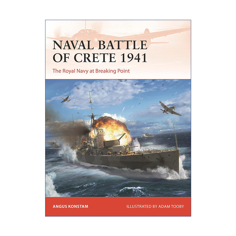 二战1941克里特岛空降战役 英文原版 Naval Battle of Crete 1941 战争历史系列 英文版 进口英语原版书籍