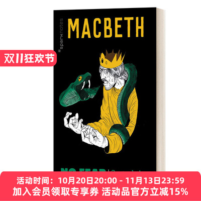 英文原版 Macbeth No Fear Shakespeare Graphic Novels 别怕莎士比亚 麦克白 图像小说 英文版 进口英语原版书籍